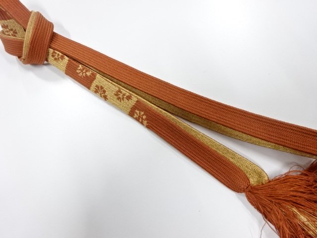JAPANESE KIMONO / HAND-TIED OBIJIME